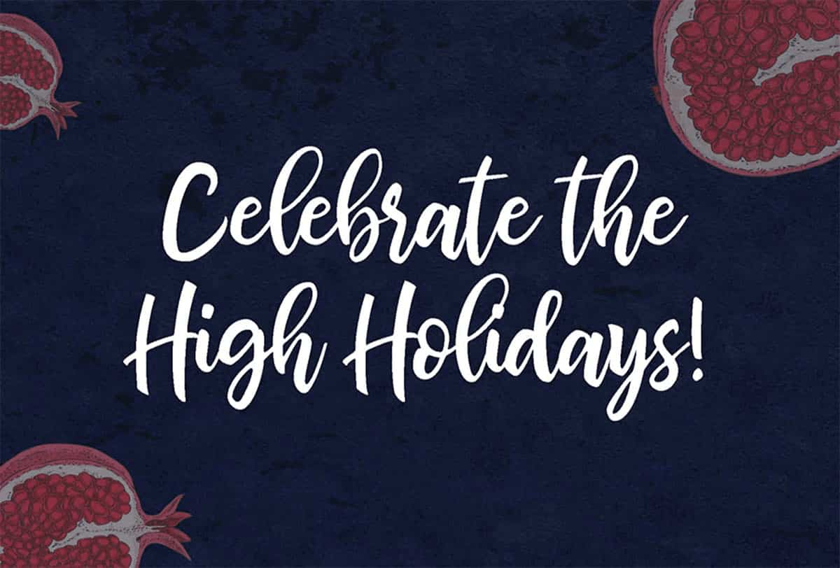 celebrate the high holidays